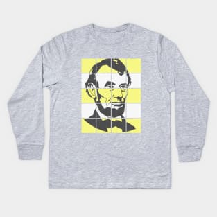 Abraham Lincoln The President Kids Long Sleeve T-Shirt